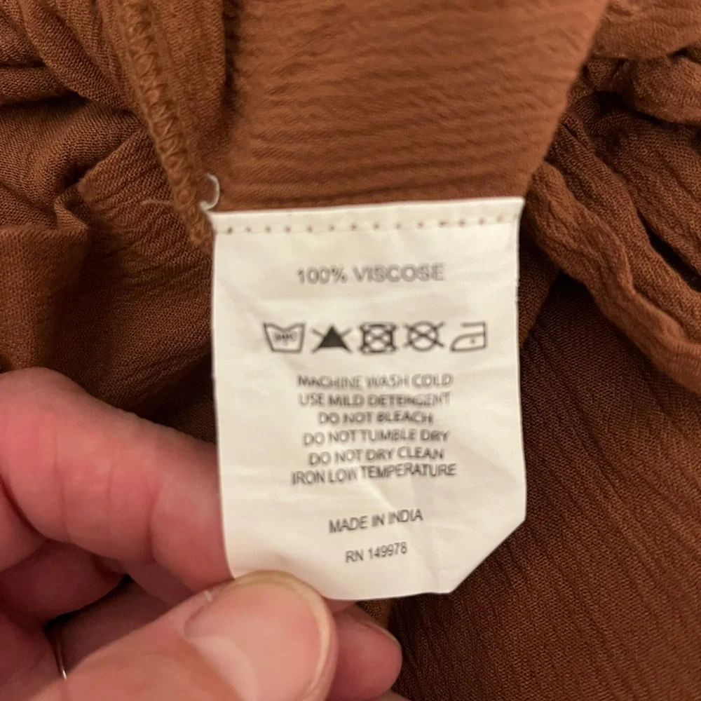 Brown Wide Leg Pants - Picture 4 of 4